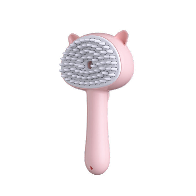Steam Pet Grooming Brush - Rechargeable Self-Cleaning
